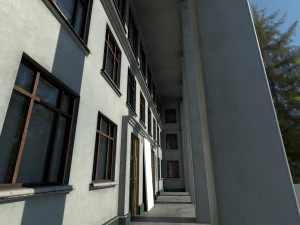 Старое здание архитектуры 3D Модель