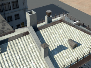 Old architecture building 3D 模型