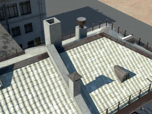 Старое здание архитектуры 3D Модель