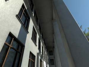 Old architecture building 3D 模型