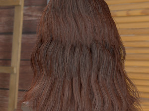 Woman head v3 3D 모델