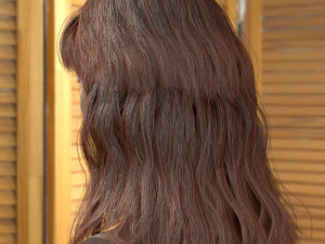 Woman head v3 3D 모델
