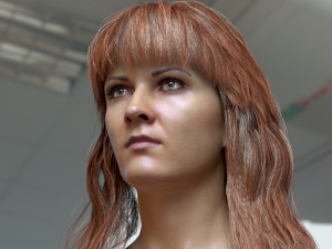 Woman head v3 3D 모델