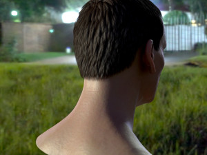 Christopher eccleston head Modelo 3D