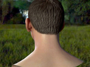 Christopher eccleston head Modelo 3D