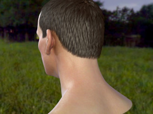 Christopher eccleston head Modelo 3D