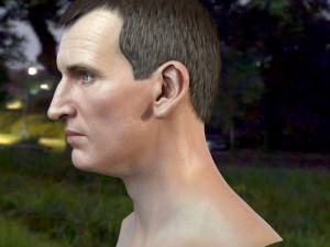 Christopher eccleston head Modelo 3D