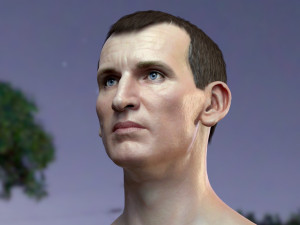 Christopher eccleston head Modelo 3D