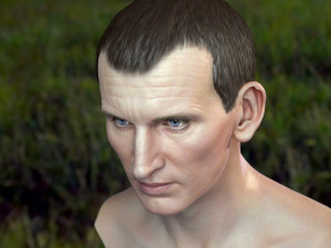 Christopher eccleston head Modelo 3D
