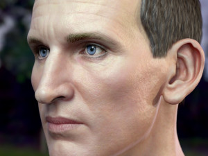 Christopher eccleston head Modelo 3D