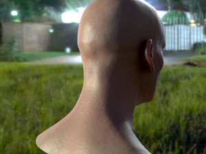 Christopher eccleston head Modelo 3D