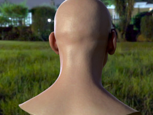 Christopher eccleston head Modelo 3D