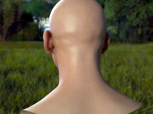 Christopher eccleston head Modelo 3D