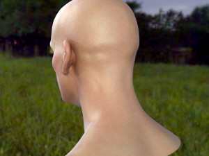 Christopher eccleston head Modelo 3D