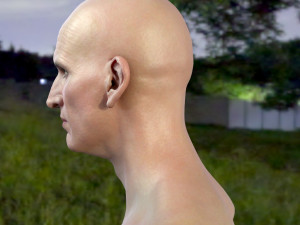 Christopher eccleston head Modelo 3D