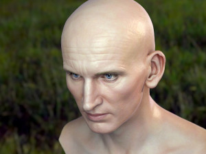 Christopher eccleston head Modelo 3D
