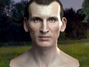 Christopher eccleston head Modelo 3D