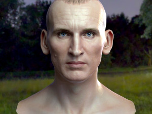 Christopher eccleston head Modelo 3D
