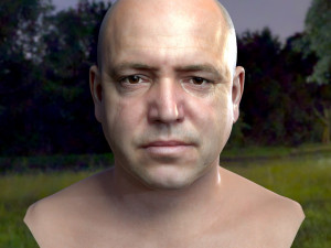 Human head v2a 3Dモデル