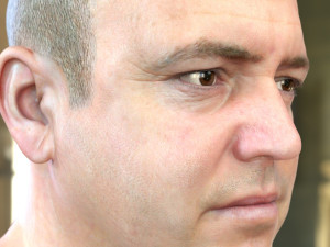 Human head v2a Modello 3D