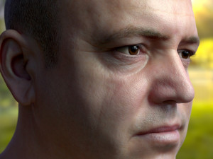 Human head v2a Modello 3D