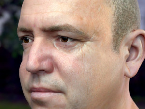 Human head v2a Modello 3D