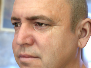 Human head v2a Modello 3D