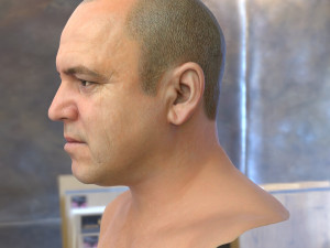 Human head v2a Modello 3D