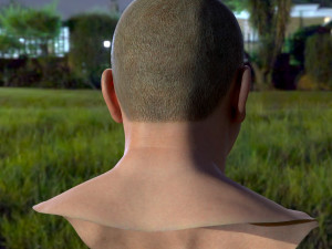 Human head v2a Modello 3D