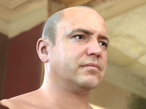 Human head v2a Modello 3D