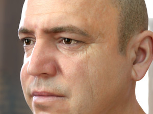 Human head v2a Modello 3D