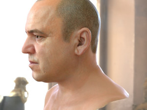 Human head v2a Modello 3D