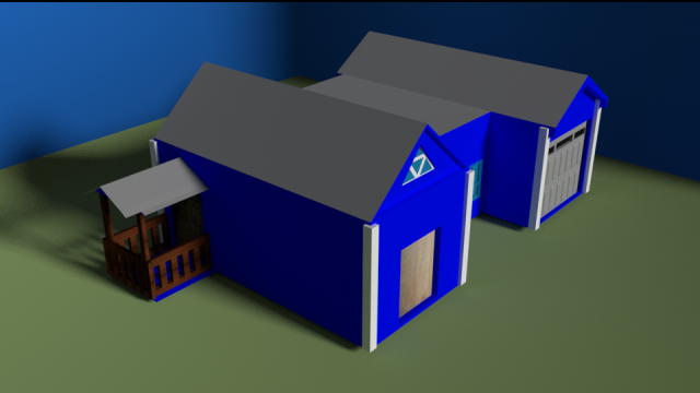 simplehousegameready 3D Model .c4d .max .obj .3ds .fbx .stl .blend 