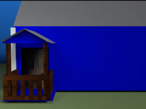 simplehousegameready Modèle 3D