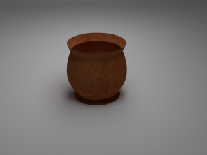 clay pot 3D 모델