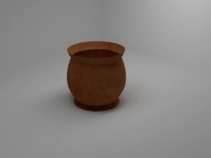 gliniany garnek Model 3D