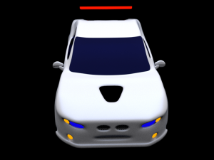 lowpoly sport car 3D Model