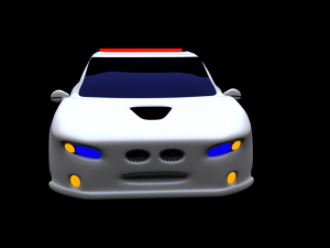 lowpoly sport car 3D Model