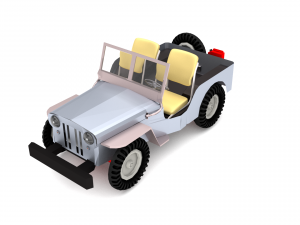 willys jeep 3D Model