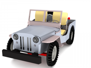 willys jeep 3D Modell