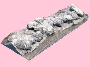 franco roccia oceanica Modello 3D