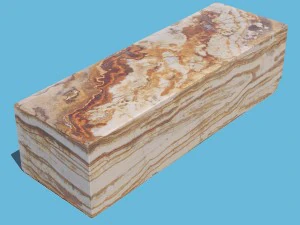 bangku marmer Model 3D