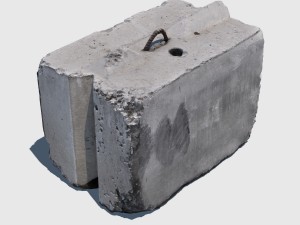 concrete block 3D Model