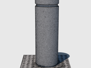 concrete bollard 3Dモデル