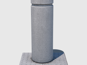 concrete bollard 3Dモデル