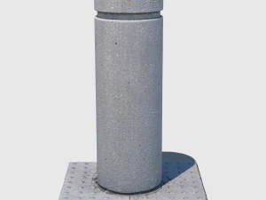 concrete bollard 3D Model