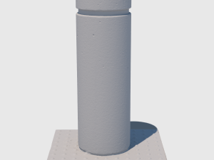 concrete bollard 3Dモデル