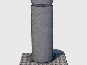 concrete bollard 3D Model