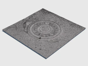 phoenix manhole cover 3D Model