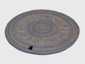 phoenix manhole cover 3D Model